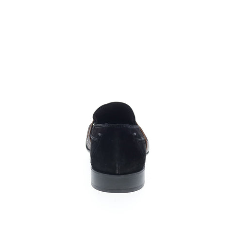 RD Company RD84 Mens Black Suede Slip On Loafers & Slip Ons Casual Shoes