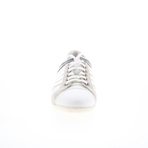 RD Company RD90 Mens White Leather Lace Up Sneakers Lifestyle Shoes