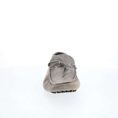 RD Company RD97 Mens Gray Suede Lace Up Loafers & Slip Ons Boat Shoes