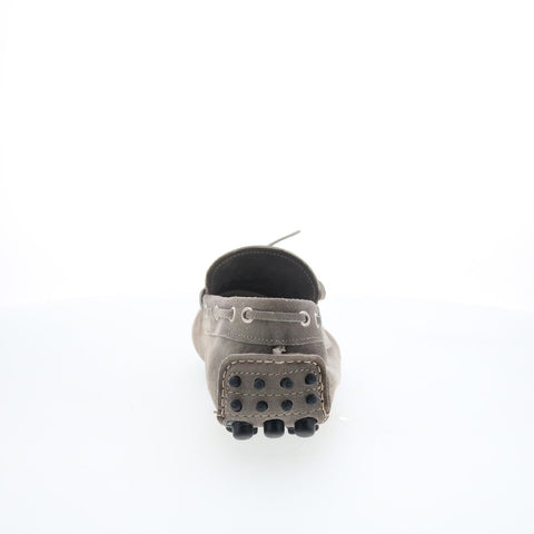 RD Company RD97 Mens Gray Suede Lace Up Loafers & Slip Ons Boat Shoes