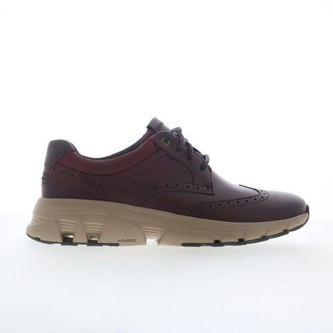 Rockport ReboundX Wingtip Mens Red Oxfords & Lace Ups Wingtip & Brogue Shoes