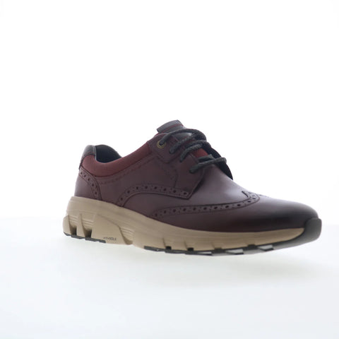 Rockport ReboundX Wingtip Mens Red Oxfords & Lace Ups Wingtip & Brogue Shoes