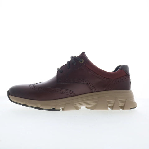 Rockport ReboundX Wingtip Mens Red Oxfords & Lace Ups Wingtip & Brogue Shoes