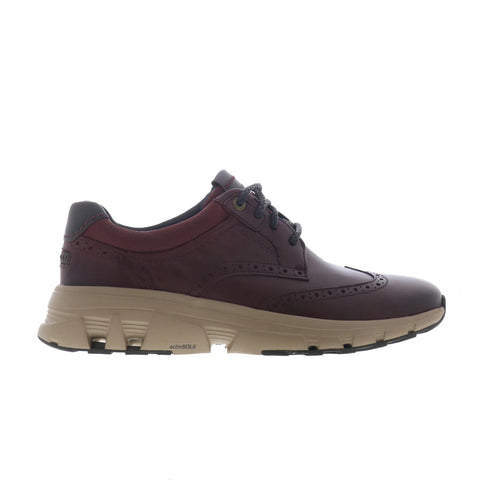 Rockport ReboundX Wingtip Mens Red Oxfords & Lace Ups Wingtip & Brogue Shoes