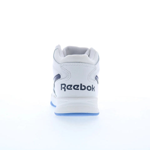 Reebok BB 4500 Court Kids White Leather Lace Up Lifestyle Sneakers Shoes