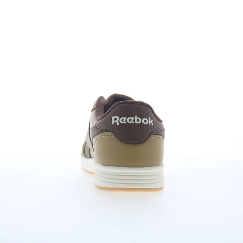 Reebok Court Advance Mens Beige Leather Lifestyle Sneakers Shoes