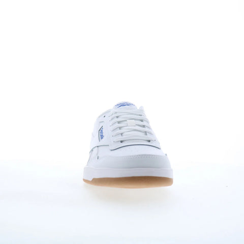 Reebok Court Advance Mens White Leather Lace Up Lifestyle Sneakers Shoes