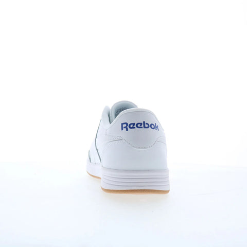 Reebok Court Advance Mens White Leather Lace Up Lifestyle Sneakers Shoes