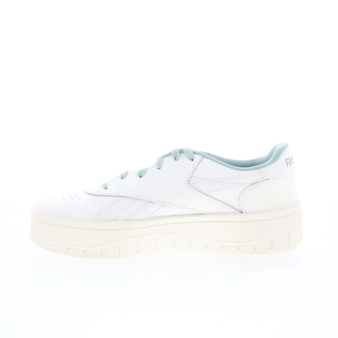 Reebok Court Advance Surge Womens White Leather Lifestyle Sneakers Shoes