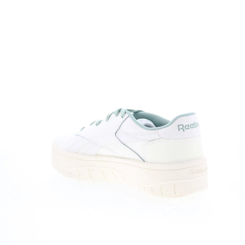 Reebok Court Advance Surge Womens White Leather Lifestyle Sneakers Shoes