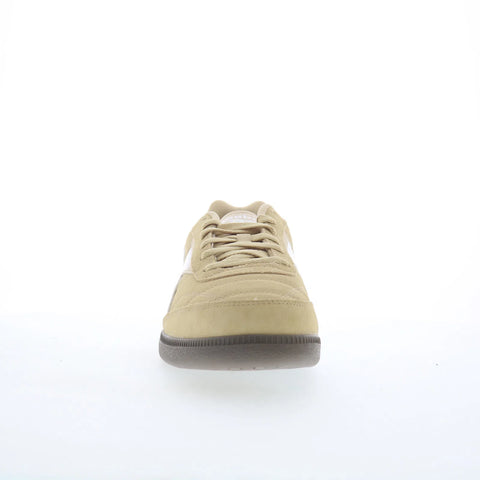 Reebok Finale Mens Beige Suede Lace Up Lifestyle Sneakers Shoes