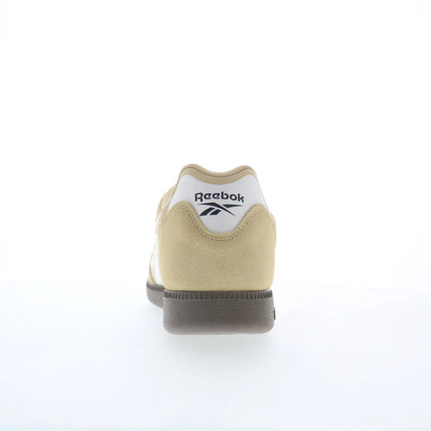 Reebok Finale Mens Beige Suede Lace Up Lifestyle Sneakers Shoes