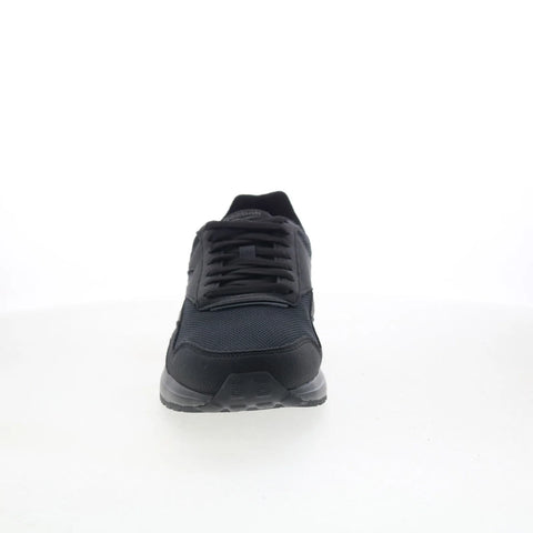 Reebok GL1100 Mens Black Suede Lace Up Lifestyle Sneakers Shoes