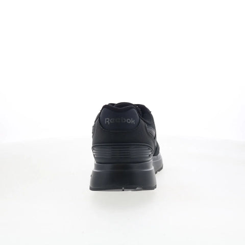 Reebok GL1100 Mens Black Suede Lace Up Lifestyle Sneakers Shoes