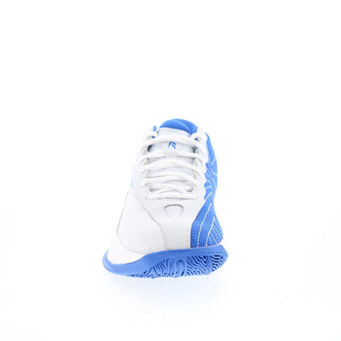 Reebok Press Kids White Mesh Lace Up Athletic Basketball Shoes