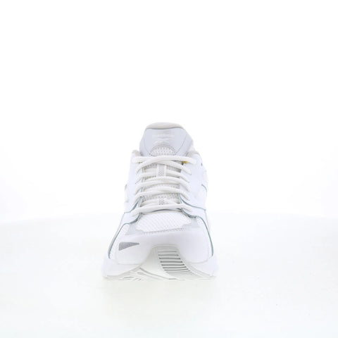 Reebok Road Prime Mens White Mesh Lace Up Athletic Running Shoes