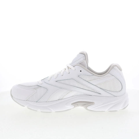 Reebok Road Prime Mens White Mesh Lace Up Athletic Running Shoes