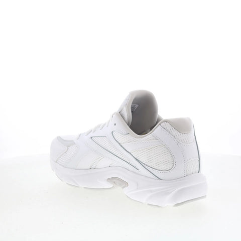 Reebok Road Prime Mens White Mesh Lace Up Athletic Running Shoes