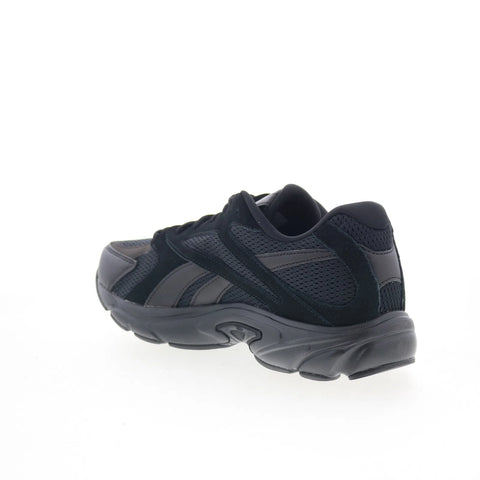 Reebok Road Prime Mens Black Mesh Lace Up Athletic Running Shoes