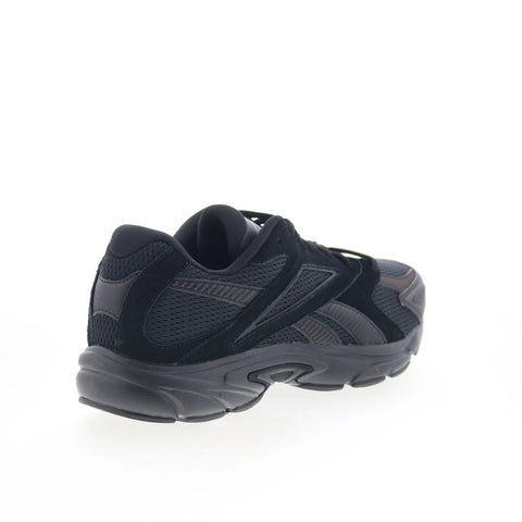 Reebok Road Prime Mens Black Mesh Lace Up Athletic Running Shoes