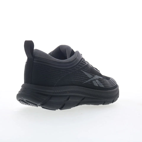 Reebok Road Strider Womens Black Mesh Lace Up Athletic Running Shoes