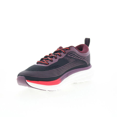 Reebok Road Strider Womens Black Mesh Lace Up Athletic Running Shoes