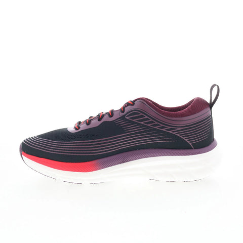 Reebok Road Strider Womens Black Mesh Lace Up Athletic Running Shoes