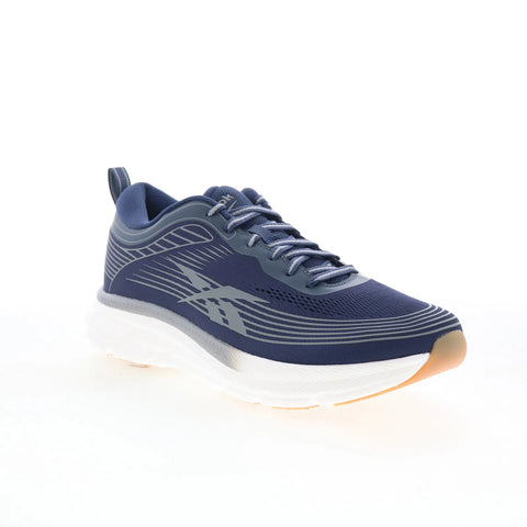 Reebok Road Strider Mens Blue Mesh Lace Up Athletic Running Shoes
