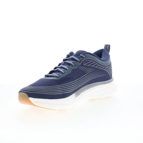 Reebok Road Strider Mens Blue Mesh Lace Up Athletic Running Shoes