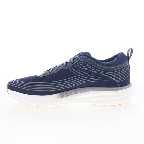 Reebok Road Strider Mens Blue Mesh Lace Up Athletic Running Shoes