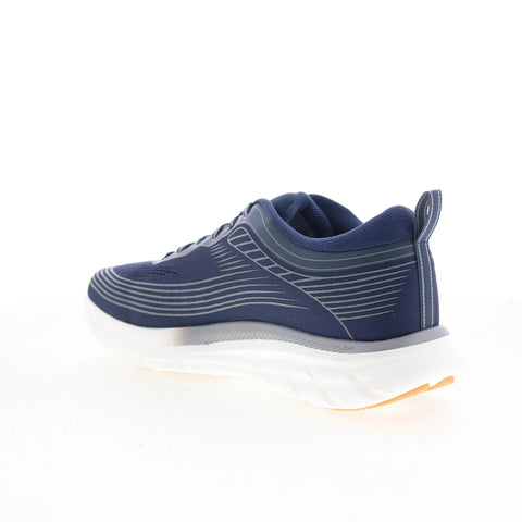 Reebok Road Strider Mens Blue Mesh Lace Up Athletic Running Shoes