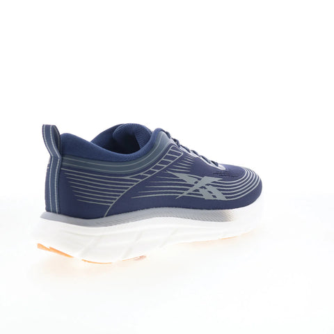 Reebok Road Strider Mens Blue Mesh Lace Up Athletic Running Shoes