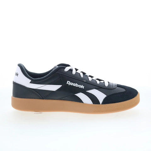 Reebok Smash Edge S Mens Black Suede Lace Up Lifestyle Sneakers Shoes