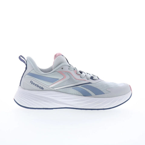 Reebok Verse Womens Gray Canvas Lace Up Lifestyle Sneakers Shoes