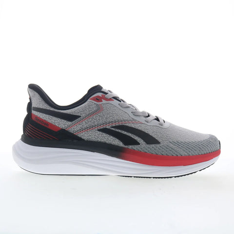 Reebok Viva Speed Mens Gray Mesh Lace Up Athletic Running Shoes