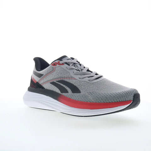 Reebok Viva Speed Mens Gray Mesh Lace Up Athletic Running Shoes