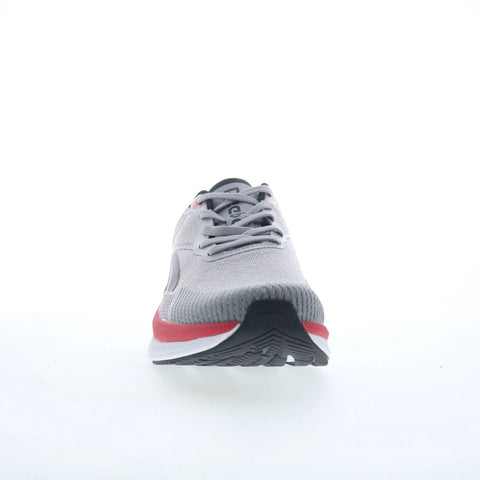 Reebok Viva Speed Mens Gray Mesh Lace Up Athletic Running Shoes
