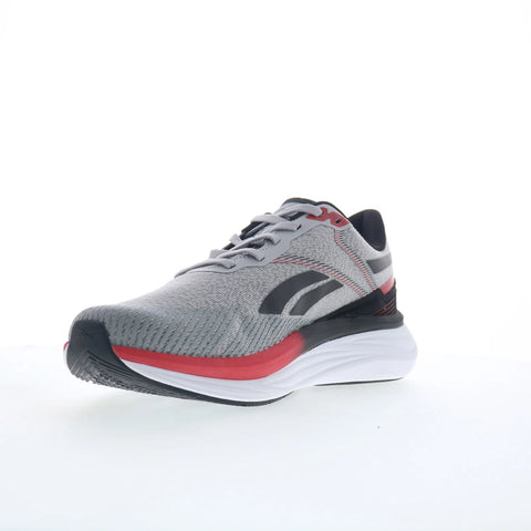 Reebok Viva Speed Mens Gray Mesh Lace Up Athletic Running Shoes
