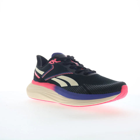 Reebok Viva Speed Womens Black Mesh Lace Up Athletic Running Shoes