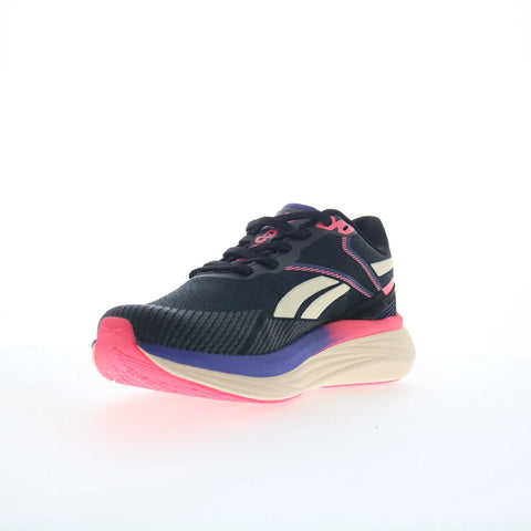 Reebok Viva Speed Womens Black Mesh Lace Up Athletic Running Shoes
