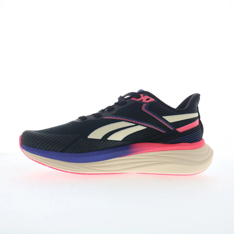 Reebok Viva Speed Womens Black Mesh Lace Up Athletic Running Shoes