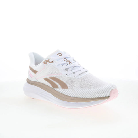 Reebok Viva Speed Womens White Mesh Lace Up Athletic Running Shoes