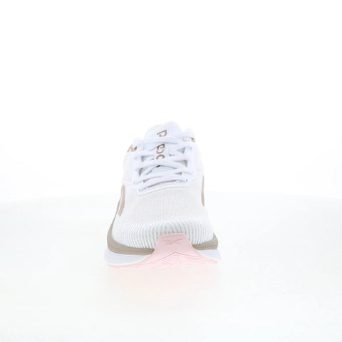 Reebok Viva Speed Womens White Mesh Lace Up Athletic Running Shoes