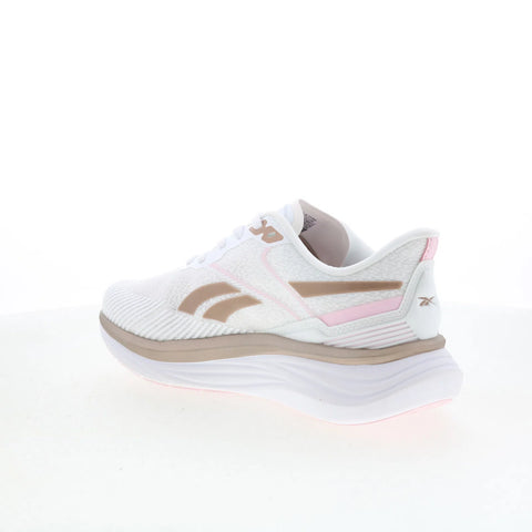 Reebok Viva Speed Womens White Mesh Lace Up Athletic Running Shoes