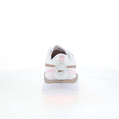Reebok Viva Speed Womens White Mesh Lace Up Athletic Running Shoes