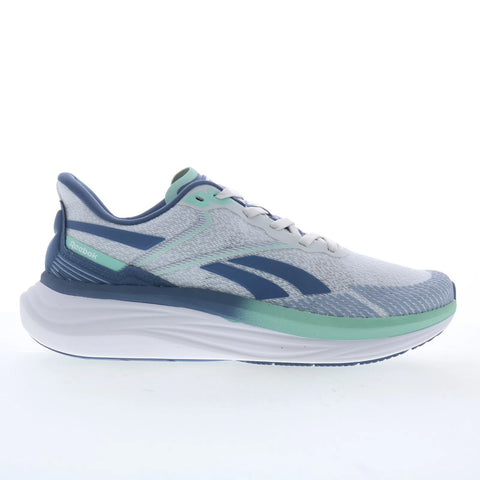 Reebok Viva Speed Womens Gray Mesh Lace Up Athletic Running Shoes