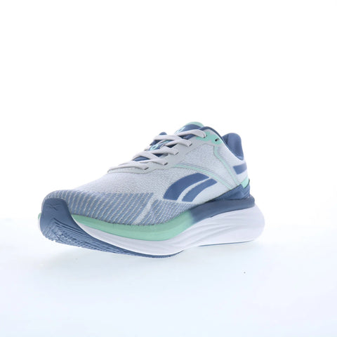 Reebok Viva Speed Womens Gray Mesh Lace Up Athletic Running Shoes