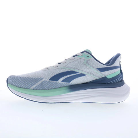 Reebok Viva Speed Womens Gray Mesh Lace Up Athletic Running Shoes