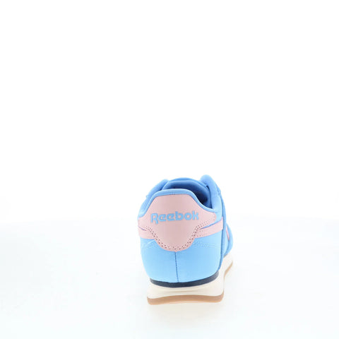 Reebok World 70 Womens Blue Suede Lace Up Lifestyle Sneakers Shoes
