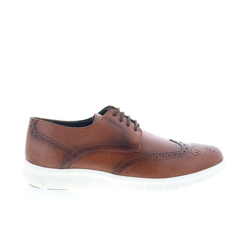 Studio Belvedere Reggio Mens Brown Oxfords & Lace Ups Wingtip & Brogue Shoes